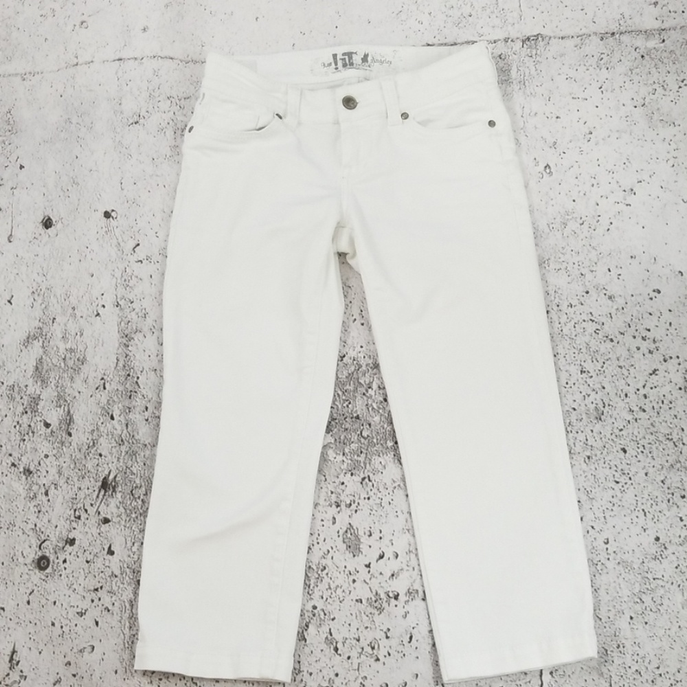 !IT JEANS L.A. White Denim Capris